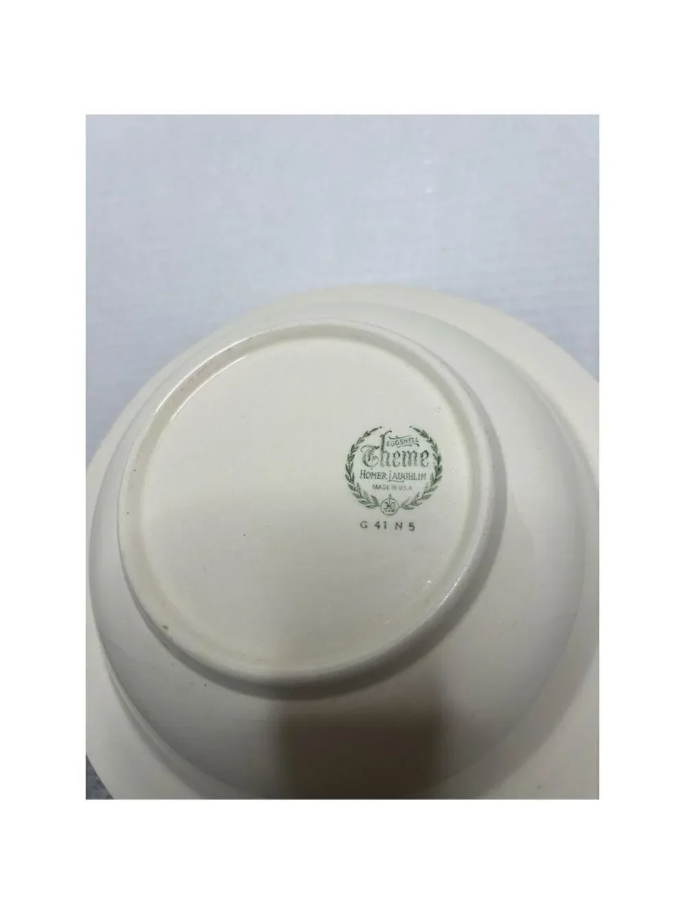 Homer Laughlin Eggshell Theme Serving Bowl G41N5 10x3